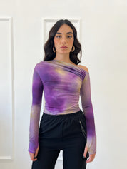 Top Manica Lunga Tie-Dye