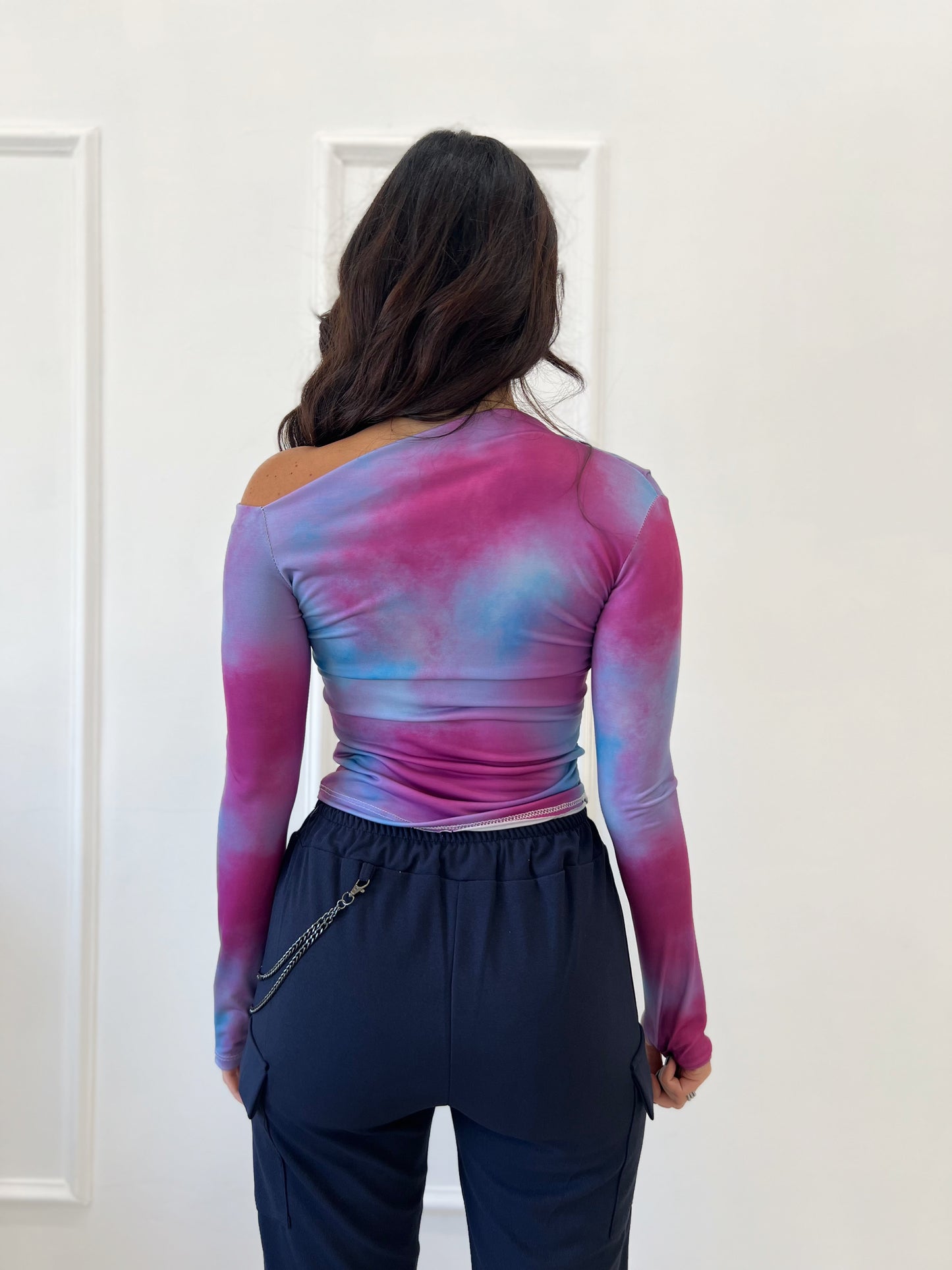 Top Manica Lunga Tie-Dye