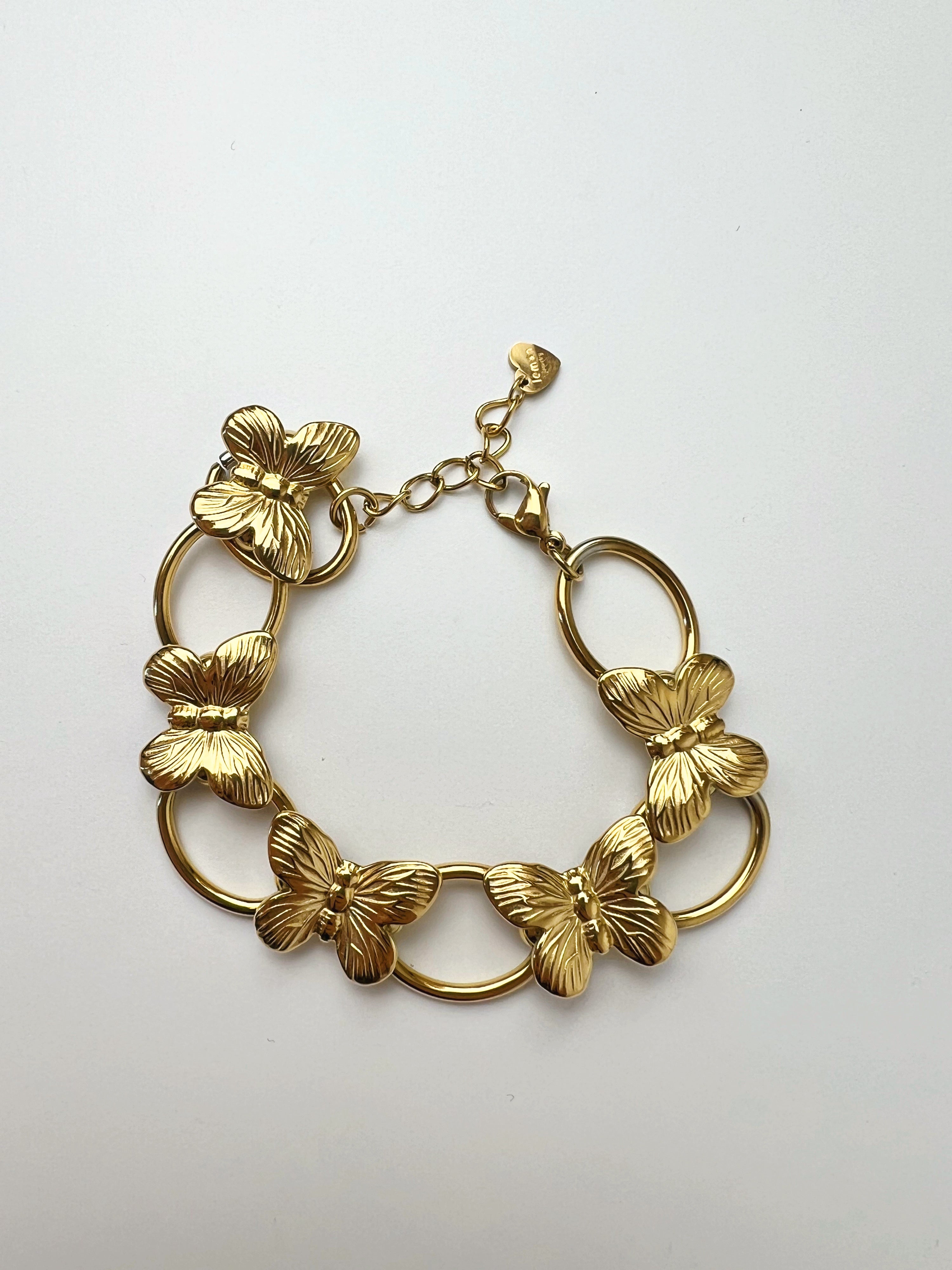 Bracciale Catena Farfalle